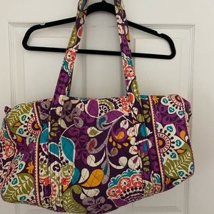 Small Vera Bradley duffel bag.